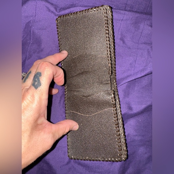 TOOLED DUTCH DEER WALLET LEATHER - Picture 3 of 4